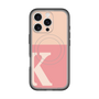 スリムプロテクションプレミアムケース with MagSafe［ オリジナル - initial two tone - K pink ］