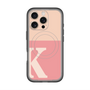 スリムプロテクションプレミアムケース with MagSafe［ オリジナル - initial two tone - K pink ］