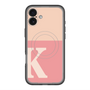 スリムプロテクションプレミアムケース with MagSafe［ オリジナル - initial two tone - K pink ］