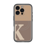 スリムプロテクションプレミアムケース with MagSafe［ オリジナル - initial two tone - K brown ］