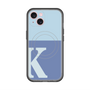 スリムプロテクションプレミアムケース with MagSafe［ オリジナル - initial two tone - K blue ］