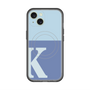 スリムプロテクションプレミアムケース with MagSafe［ オリジナル - initial two tone - K blue ］