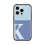 スリムプロテクションプレミアムケース with MagSafe［ オリジナル - initial two tone - K blue ］