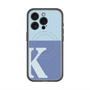 スリムプロテクションプレミアムケース with MagSafe［ オリジナル - initial two tone - K blue ］