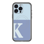 スリムプロテクションプレミアムケース with MagSafe［ オリジナル - initial two tone - K blue ］