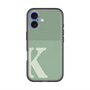 スリムプロテクションプレミアムケース with MagSafe［ オリジナル - initial two tone - K green ］