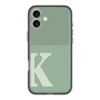 スリムプロテクションプレミアムケース with MagSafe［ オリジナル - initial two tone - K green ］
