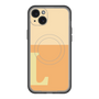 スリムプロテクションプレミアムケース with MagSafe［ オリジナル - initial two tone - L orange ］