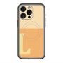 スリムプロテクションプレミアムケース with MagSafe［ オリジナル - initial two tone - L orange ］