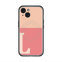 スリムプロテクションプレミアムケース with MagSafe［ オリジナル - initial two tone - L pink ］