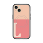 スリムプロテクションプレミアムケース with MagSafe［ オリジナル - initial two tone - L pink ］