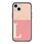 スリムプロテクションプレミアムケース with MagSafe［ オリジナル - initial two tone - L pink ］