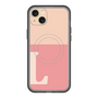 スリムプロテクションプレミアムケース with MagSafe［ オリジナル - initial two tone - L pink ］