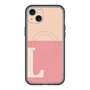 スリムプロテクションプレミアムケース with MagSafe［ オリジナル - initial two tone - L pink ］
