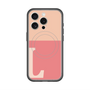 スリムプロテクションプレミアムケース with MagSafe［ オリジナル - initial two tone - L pink ］