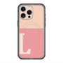 スリムプロテクションプレミアムケース with MagSafe［ オリジナル - initial two tone - L pink ］