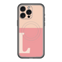 スリムプロテクションプレミアムケース with MagSafe［ オリジナル - initial two tone - L pink ］