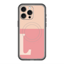 スリムプロテクションプレミアムケース with MagSafe［ オリジナル - initial two tone - L pink ］