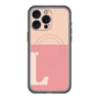 スリムプロテクションプレミアムケース with MagSafe［ オリジナル - initial two tone - L pink ］