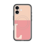 スリムプロテクションプレミアムケース with MagSafe［ オリジナル - initial two tone - L pink ］