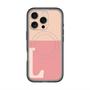 スリムプロテクションプレミアムケース with MagSafe［ オリジナル - initial two tone - L pink ］
