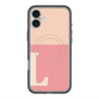 スリムプロテクションプレミアムケース with MagSafe［ オリジナル - initial two tone - L pink ］