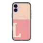 スリムプロテクションプレミアムケース with MagSafe［ オリジナル - initial two tone - L pink ］