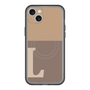スリムプロテクションプレミアムケース with MagSafe［ オリジナル - initial two tone - L brown ］
