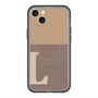 スリムプロテクションプレミアムケース with MagSafe［ オリジナル - initial two tone - L brown ］