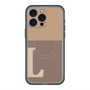 スリムプロテクションプレミアムケース with MagSafe［ オリジナル - initial two tone - L brown ］
