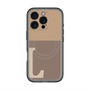 スリムプロテクションプレミアムケース with MagSafe［ オリジナル - initial two tone - L brown ］