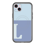 スリムプロテクションプレミアムケース with MagSafe［ オリジナル - initial two tone - L blue ］