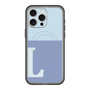 スリムプロテクションプレミアムケース with MagSafe［ オリジナル - initial two tone - L blue ］