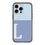 スリムプロテクションプレミアムケース with MagSafe［ オリジナル - initial two tone - L blue ］