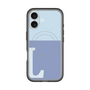 スリムプロテクションプレミアムケース with MagSafe［ オリジナル - initial two tone - L blue ］