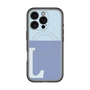 スリムプロテクションプレミアムケース with MagSafe［ オリジナル - initial two tone - L blue ］
