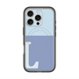 スリムプロテクションプレミアムケース with MagSafe［ オリジナル - initial two tone - L blue ］
