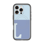 スリムプロテクションプレミアムケース with MagSafe［ オリジナル - initial two tone - L blue ］