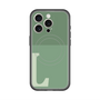 スリムプロテクションプレミアムケース with MagSafe［ オリジナル - initial two tone - L green ］