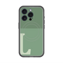 スリムプロテクションプレミアムケース with MagSafe［ オリジナル - initial two tone - L green ］