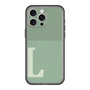 スリムプロテクションプレミアムケース with MagSafe［ オリジナル - initial two tone - L green ］