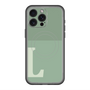 スリムプロテクションプレミアムケース with MagSafe［ オリジナル - initial two tone - L green ］