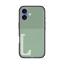 スリムプロテクションプレミアムケース with MagSafe［ オリジナル - initial two tone - L green ］