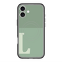 スリムプロテクションプレミアムケース with MagSafe［ オリジナル - initial two tone - L green ］