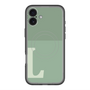 スリムプロテクションプレミアムケース with MagSafe［ オリジナル - initial two tone - L green ］