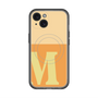 スリムプロテクションプレミアムケース with MagSafe［ オリジナル - initial two tone - M orange ］
