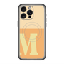 スリムプロテクションプレミアムケース with MagSafe［ オリジナル - initial two tone - M orange ］