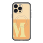 スリムプロテクションプレミアムケース with MagSafe［ オリジナル - initial two tone - M orange ］