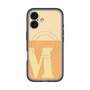 スリムプロテクションプレミアムケース with MagSafe［ オリジナル - initial two tone - M orange ］
