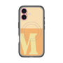 スリムプロテクションプレミアムケース with MagSafe［ オリジナル - initial two tone - M orange ］